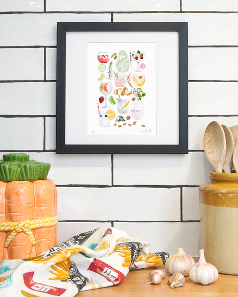 Gin Cocktail Print