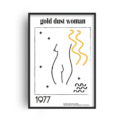 Gold Dust Woman A3 Print