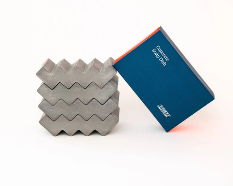 Grey Concrete Soap Dish
