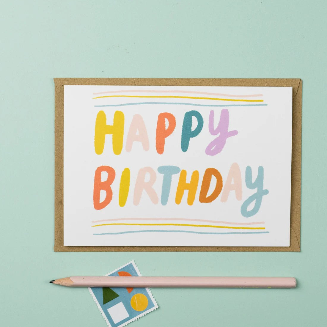 Birthday Colours Card