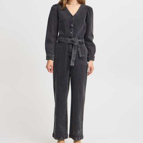 Harper washed denim jumpsuit by Atelier Reve