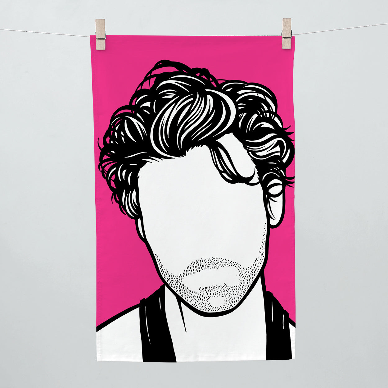 Bold & Noble Harry Styles tea towel