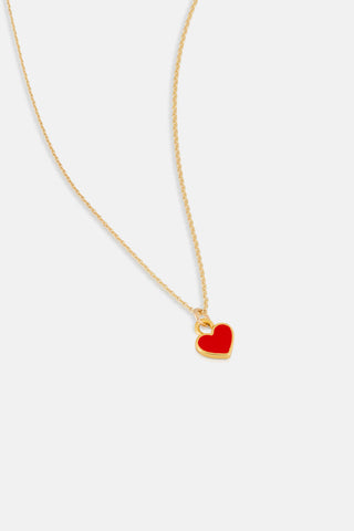 Ruby Heart Necklace