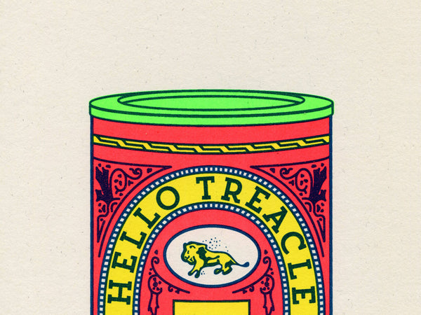 Hello Treacle A4 print by Basil & Ford