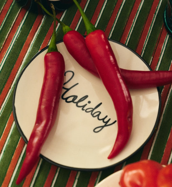 Holiday Dessert Plate