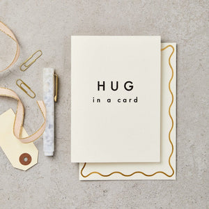 Hug In A Card Greeting Card