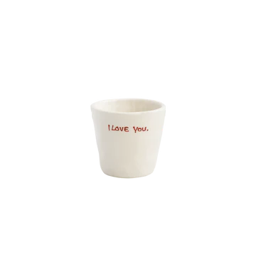 I Love You Espresso Cup