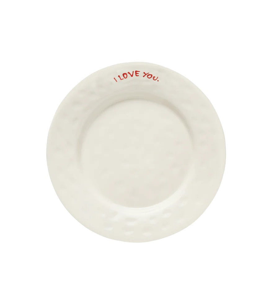 I Love You Breakfast Plate