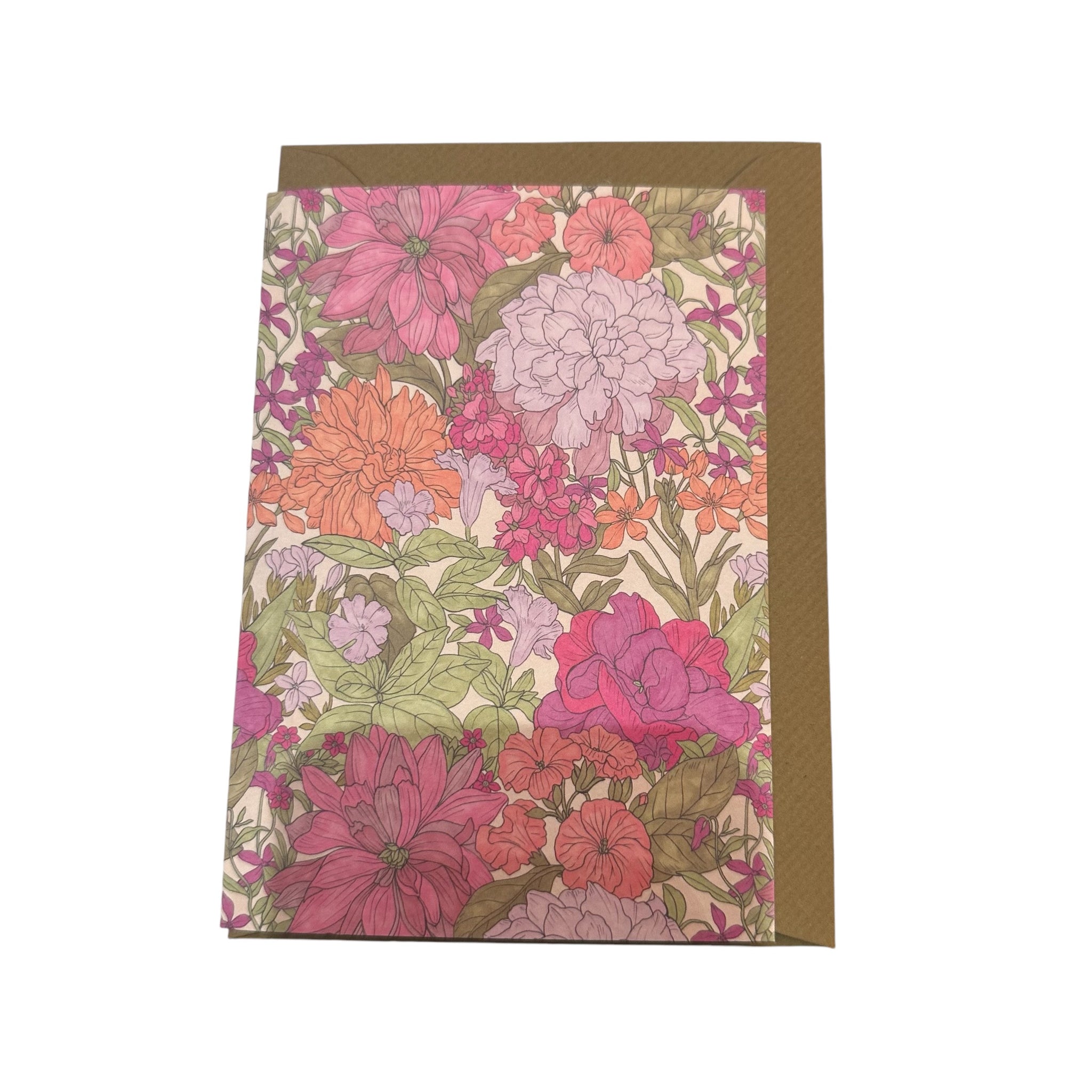 Floral Wallflower Blank Cards