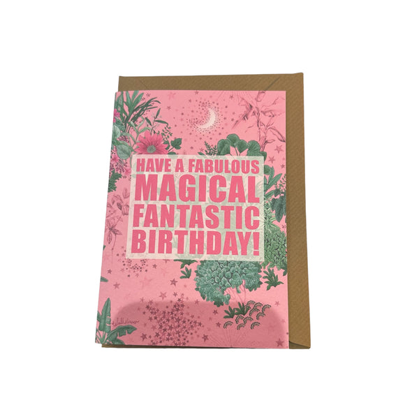 Fabulous Magical Birthday Card