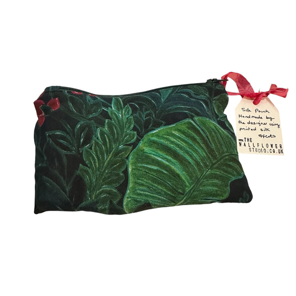 Green Silk purse by Wallflower Studio