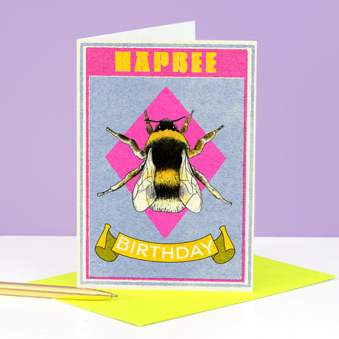 HapBee Birthday Card