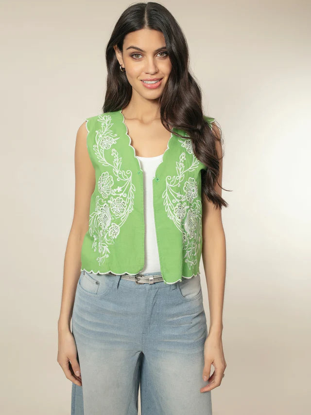 Nooki Apple Green Isabel Gilet