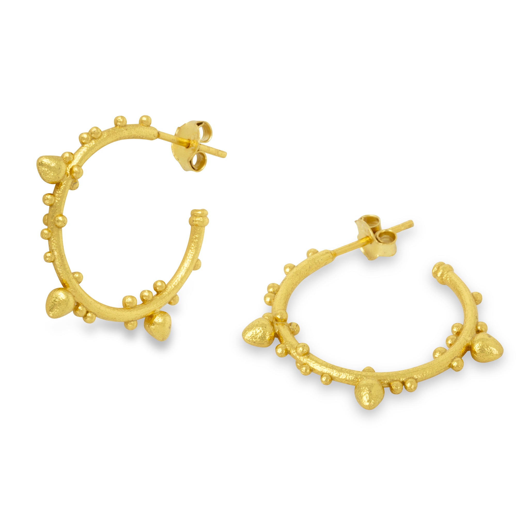 Allegra Gold Hoop Earrings
