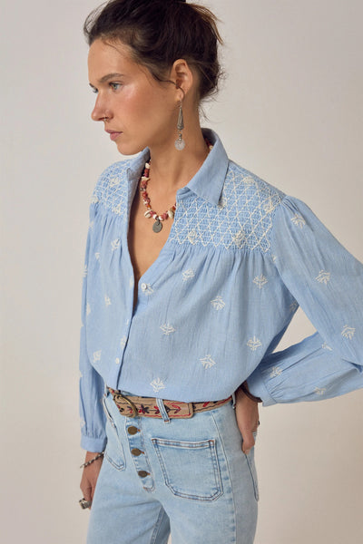 James Sunny Sky Blue Shirt