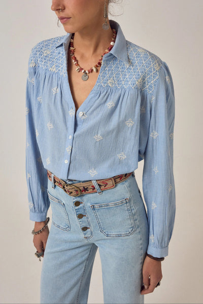 James Sunny Sky Blue Shirt