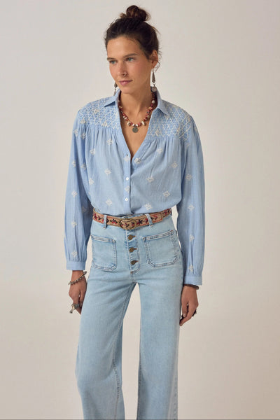 James Sunny Sky Blue Shirt