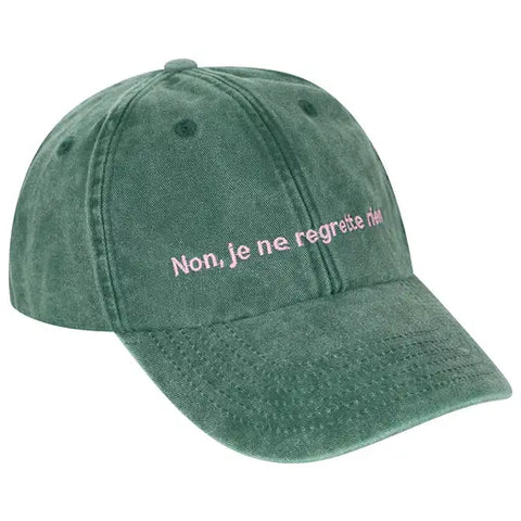 Je Ne Regrette Rien Baseball Cap