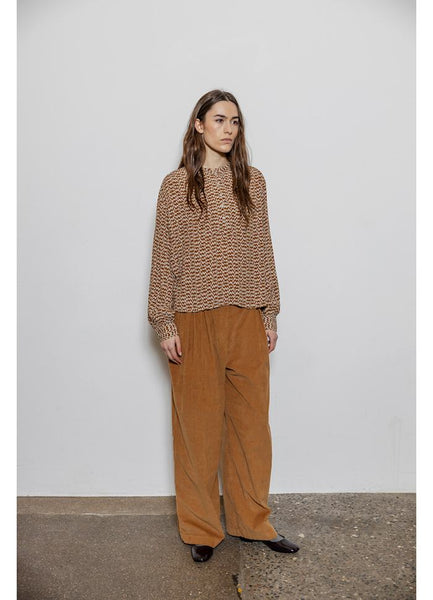 Katlyn Coffee Blouse
