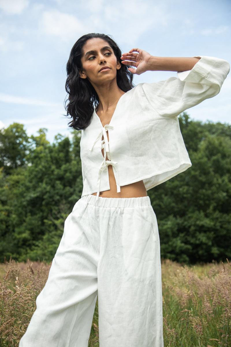 Kaz-May Linen Top – The Store Collective