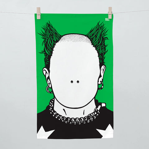 Bold & Noble Keith Flint tea towel