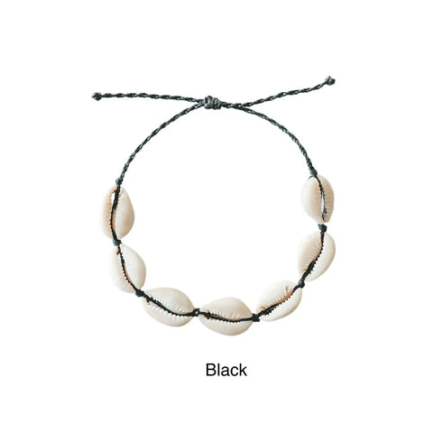 Kerang Black Cowrie Shell Bracelet