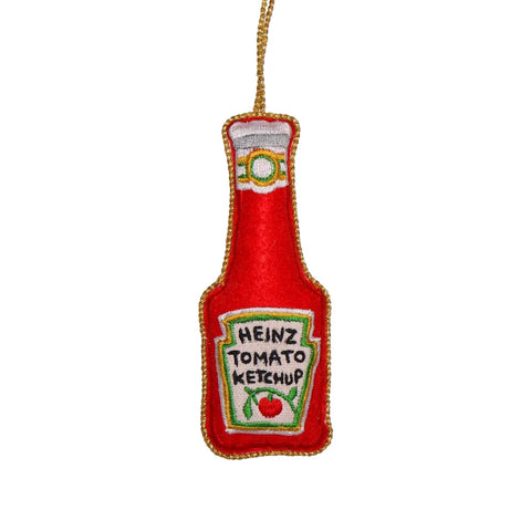 Heinz Tomato Ketchup Embroidered Decoration