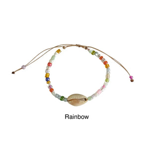 Klayar Rainbow Shell Beaded Bracelet