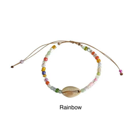 Klayar Rainbow Shell Beaded Bracelet