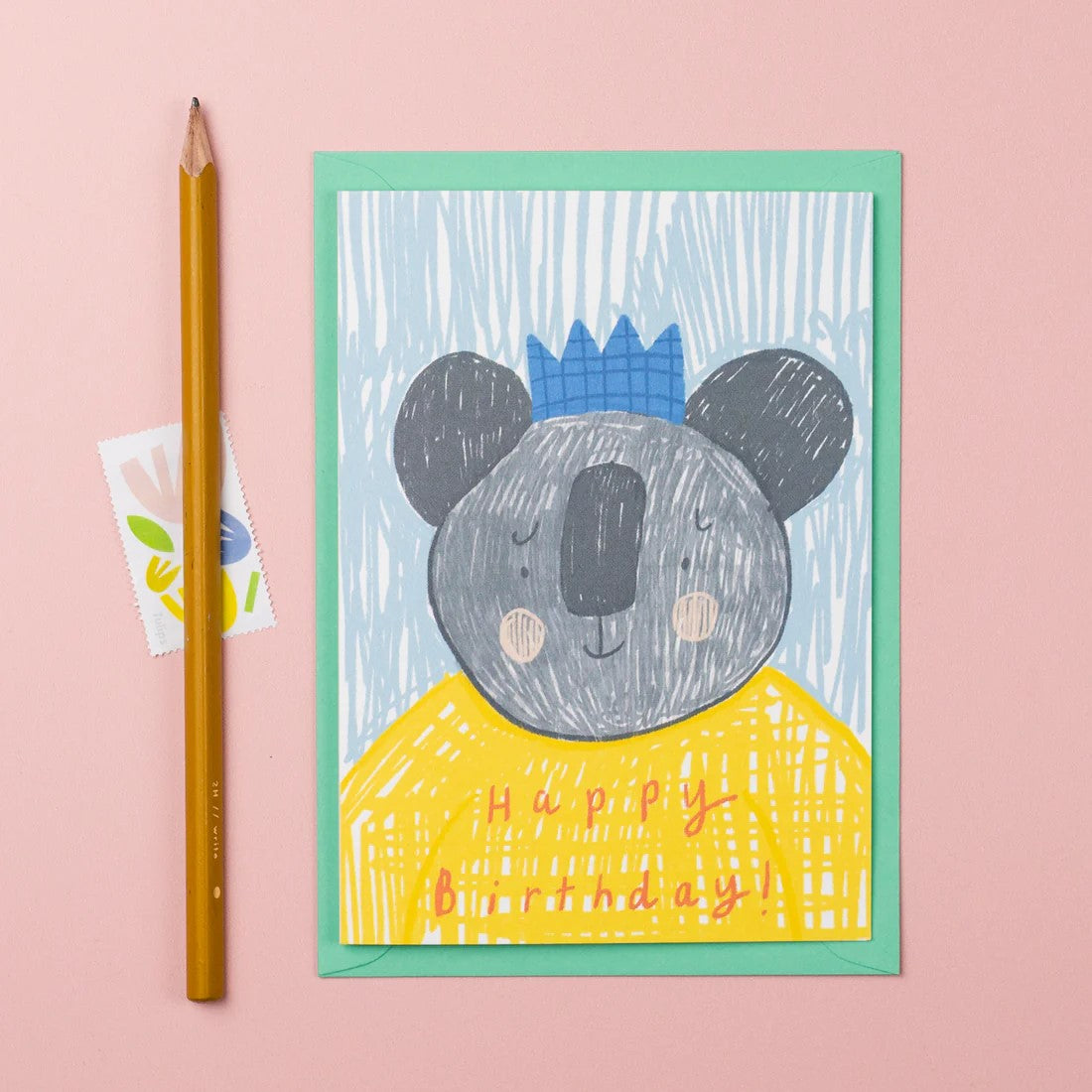 Party Koala Birthday Card