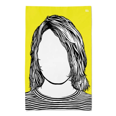 Bold & Noble Kurt Cobain tea towel