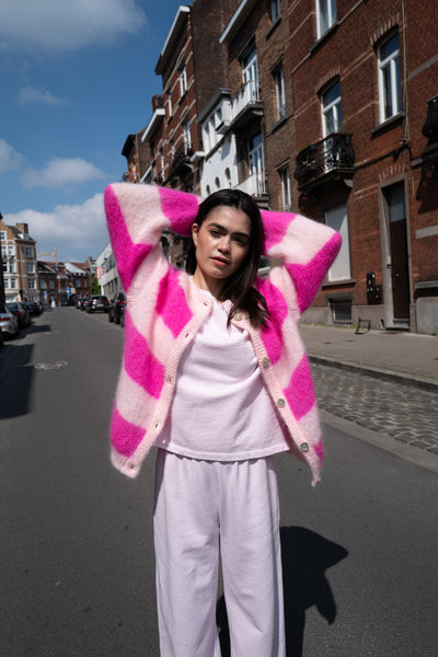 Timea Baby & Neon Pink Cardigan