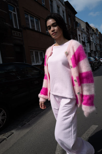 Timea Baby & Neon Pink Cardigan