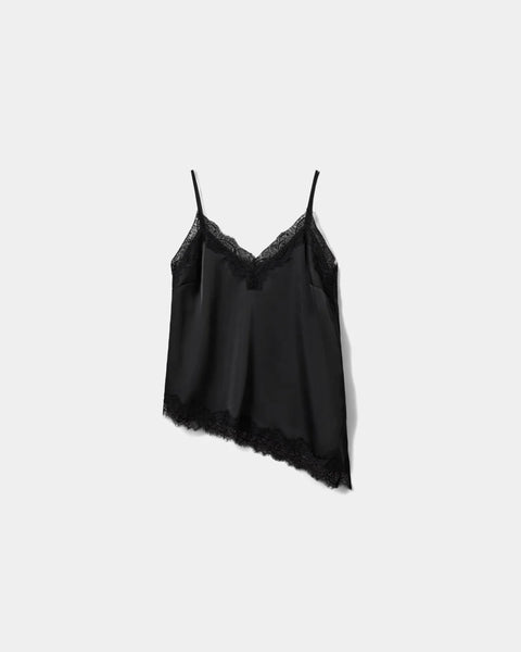 Leona Satin Lace Top
