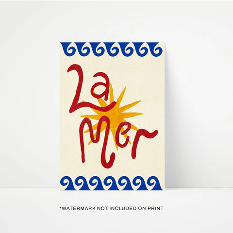 La Mer A3 Print