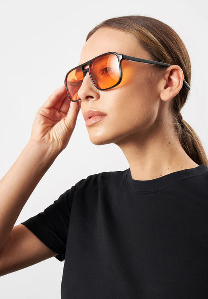 Lai Orange Sunglasses
