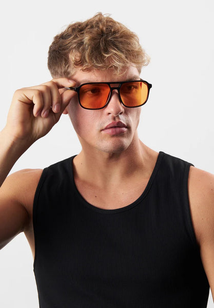 Lai Orange Sunglasses