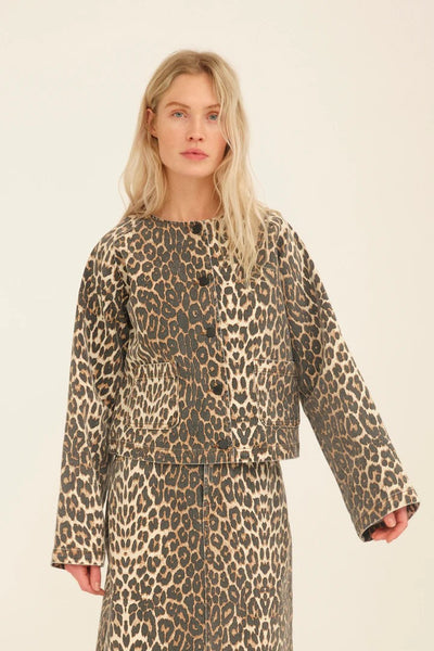 Georgia Jacket Leopard Print