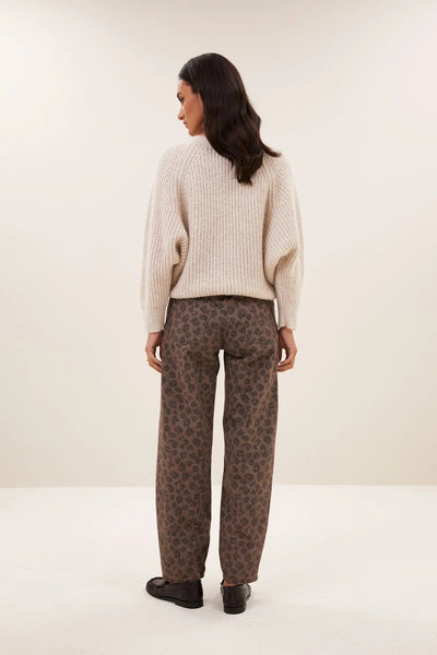 Lew Cheetah Chocolate Trousers