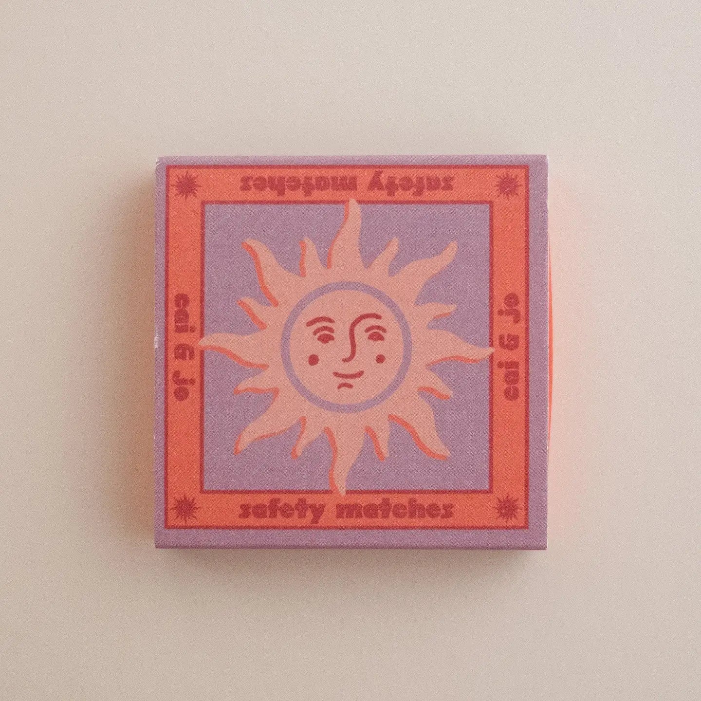 Small Lilac Sun Matchbox
