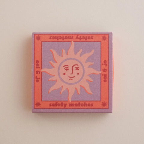 Small Lilac Sun Matchbox