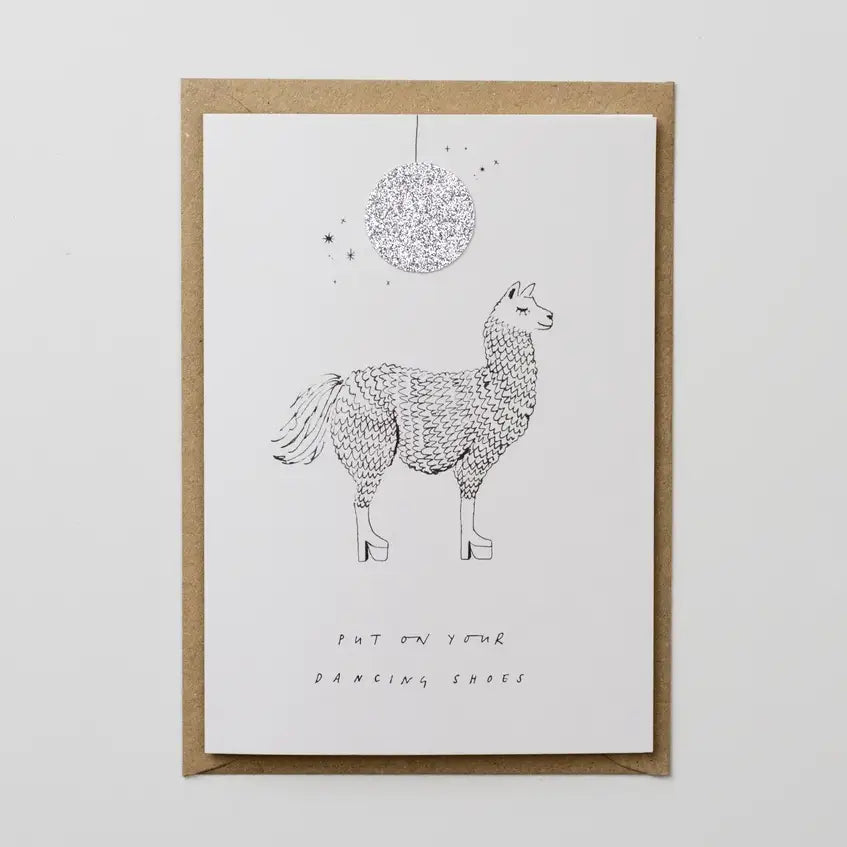Put On Your Dancing Shoes Birthday Card