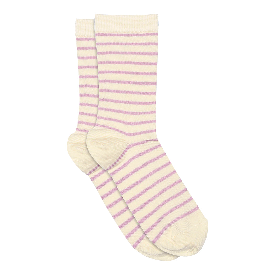 Lydia Lupine striped sock
