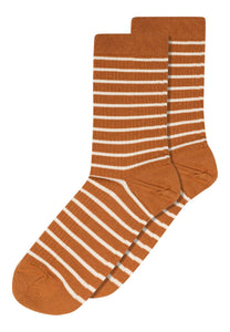 MP Denmark Lydia Socks Meerkat Tan Stripe