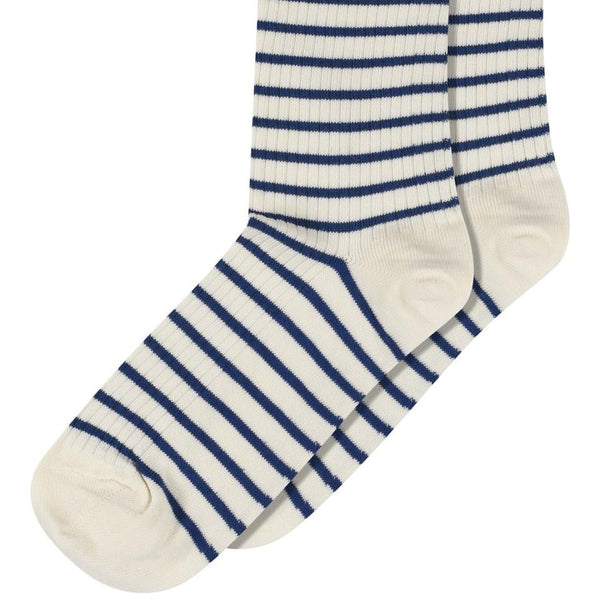 MP Denmark Lydia True Blue Striped Socks