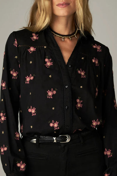 Louis Shirt Night Roses