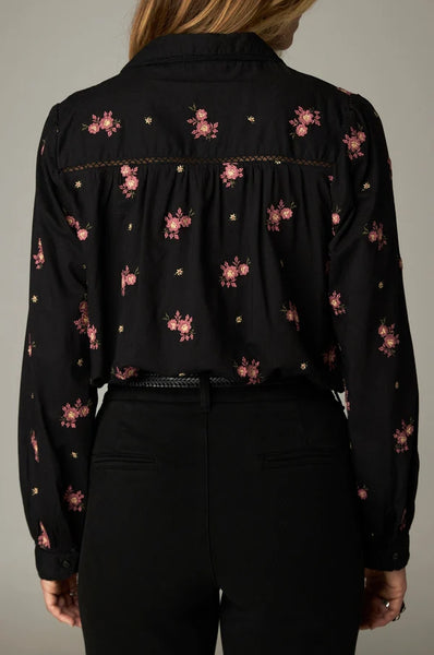 Louis Shirt Night Roses