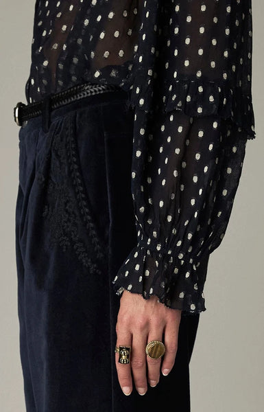 Simona Blouse Sienna Navy