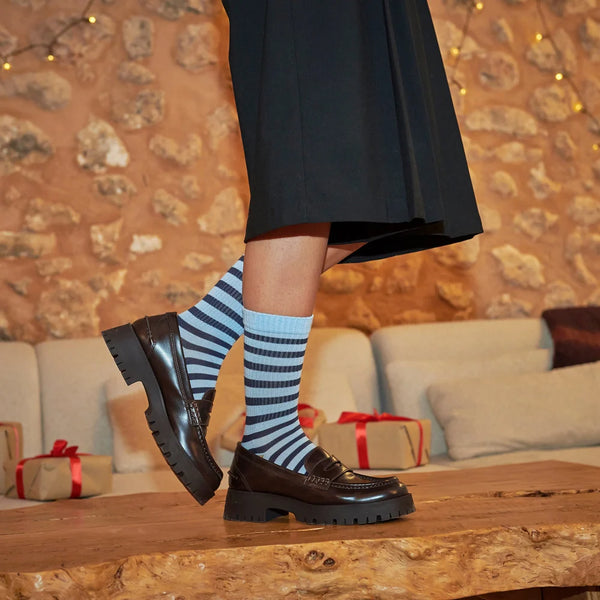Jenny Navy Socks
