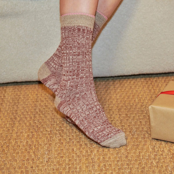 Ulrika Henna Melange Long Socks